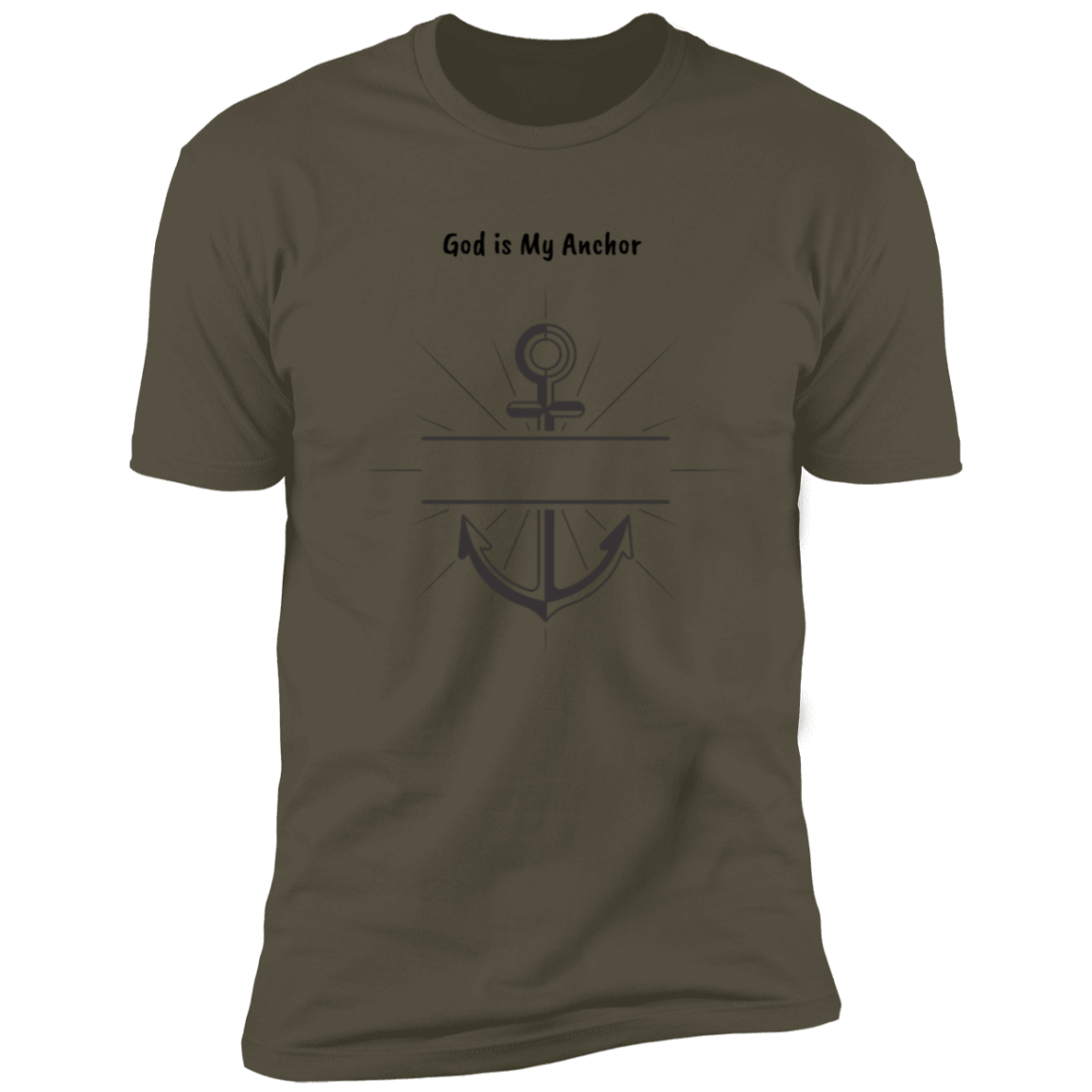 God is my Anchor Unisex Short Sleeve Tee