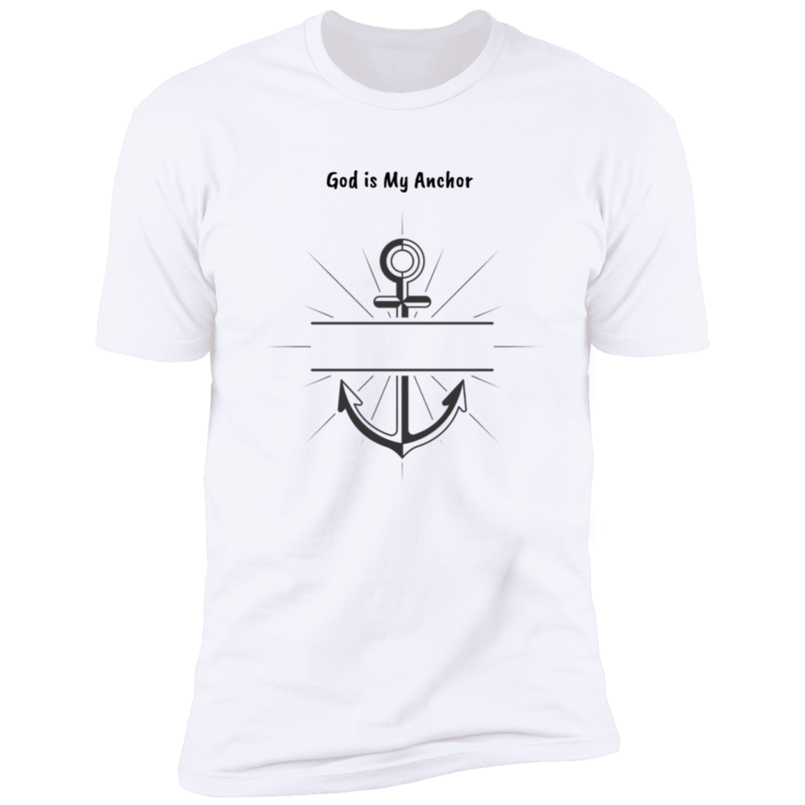 God is my Anchor Unisex Short Sleeve Tee