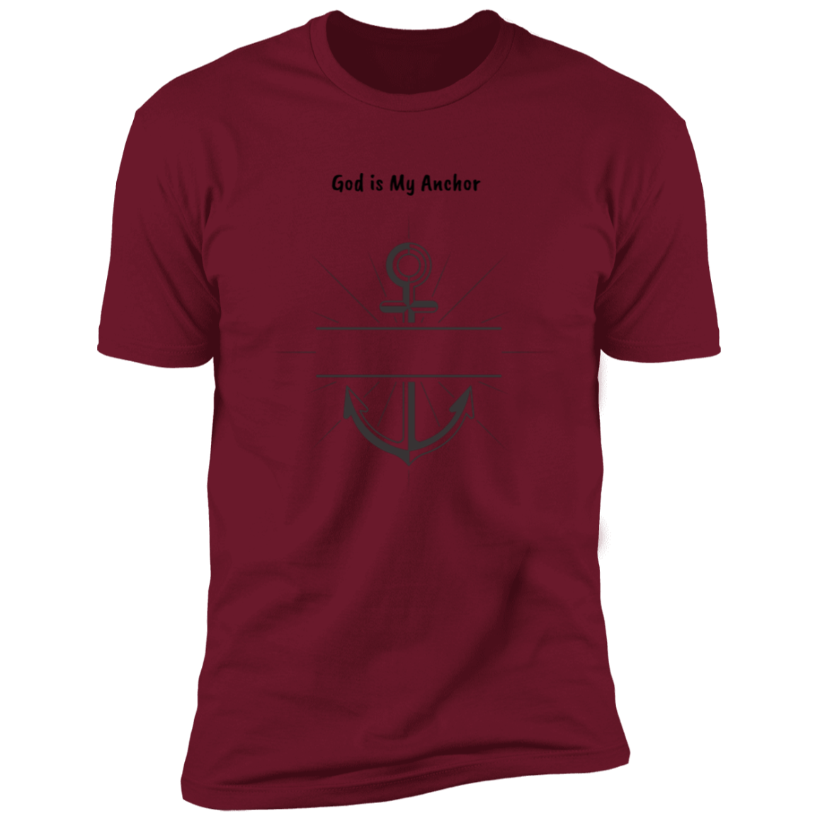 God is my Anchor Unisex Short Sleeve Tee