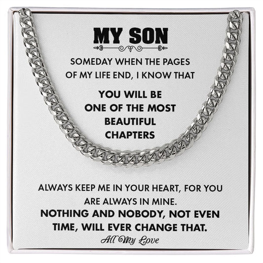 My Son - Cuban Link Chain