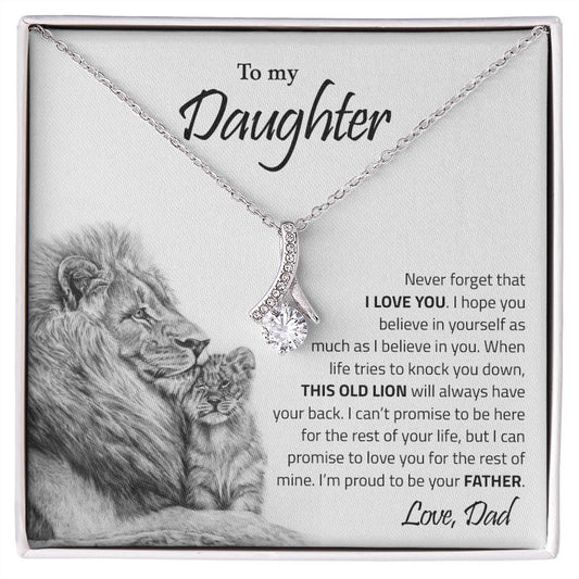 To My Daughter - Alluring Beauty Necklace